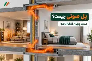 پل صوتی و مسیر انتقال جانبی صدا در ساختمان